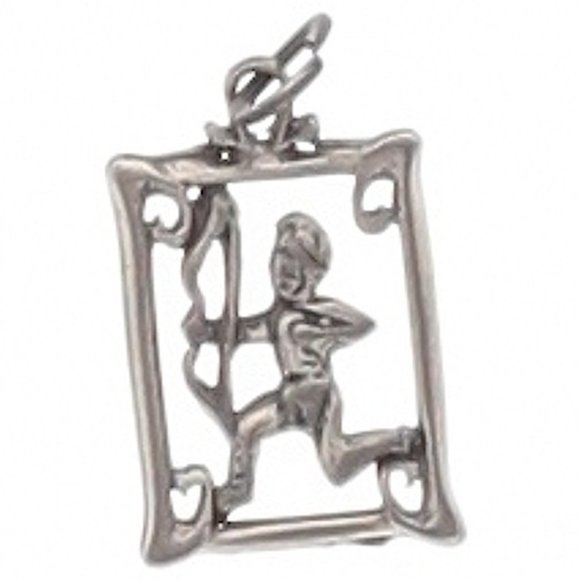 Sagittarius PENDANT pewter laser cut - Picture 2 of 6